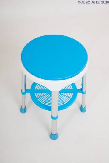 SWIVEL SEAT SHOWER STOOL