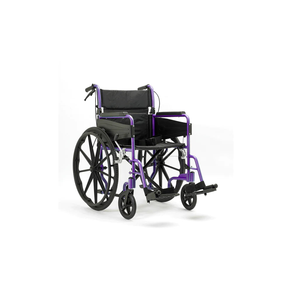 Super Chair Lightweight Transit Travel Wheelchair