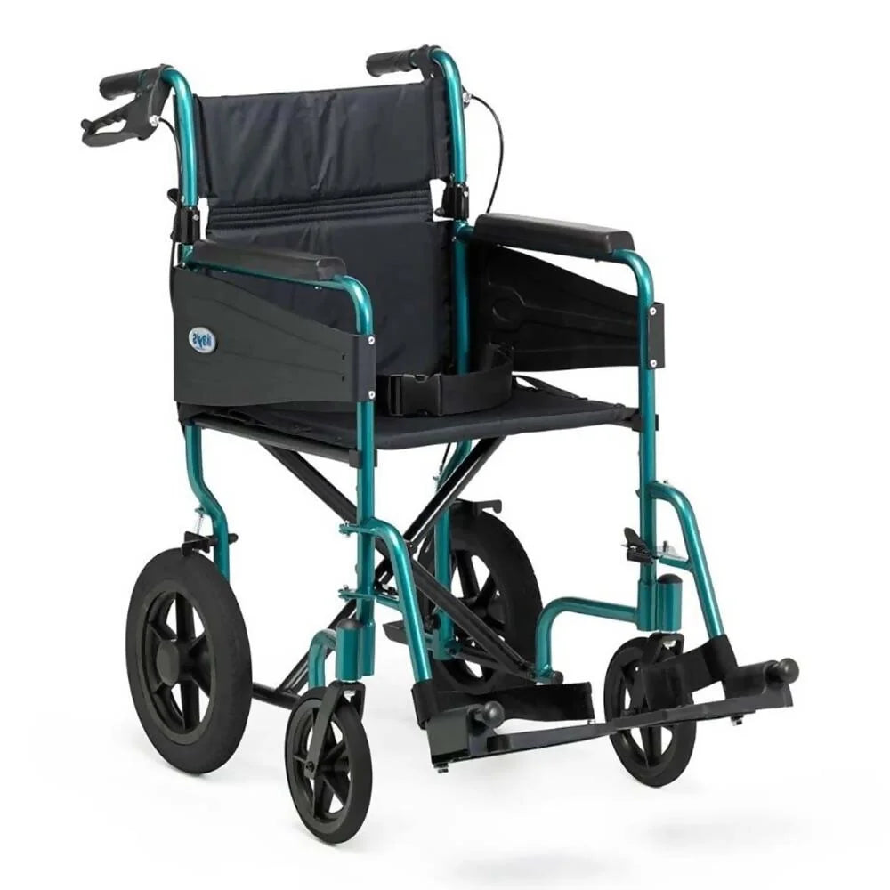 Super Chair Lightweight Transit Travel Wheelchair