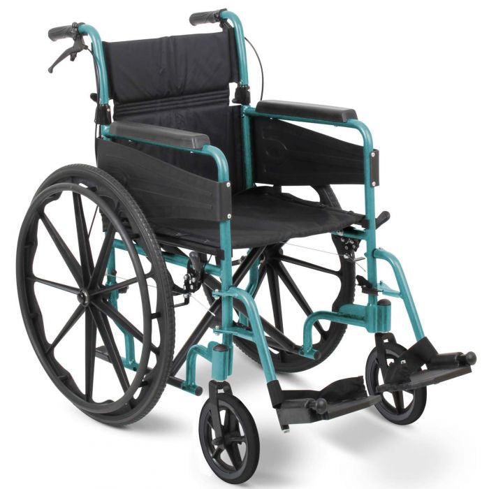 Super Chair Lightweight Transit Travel Wheelchair