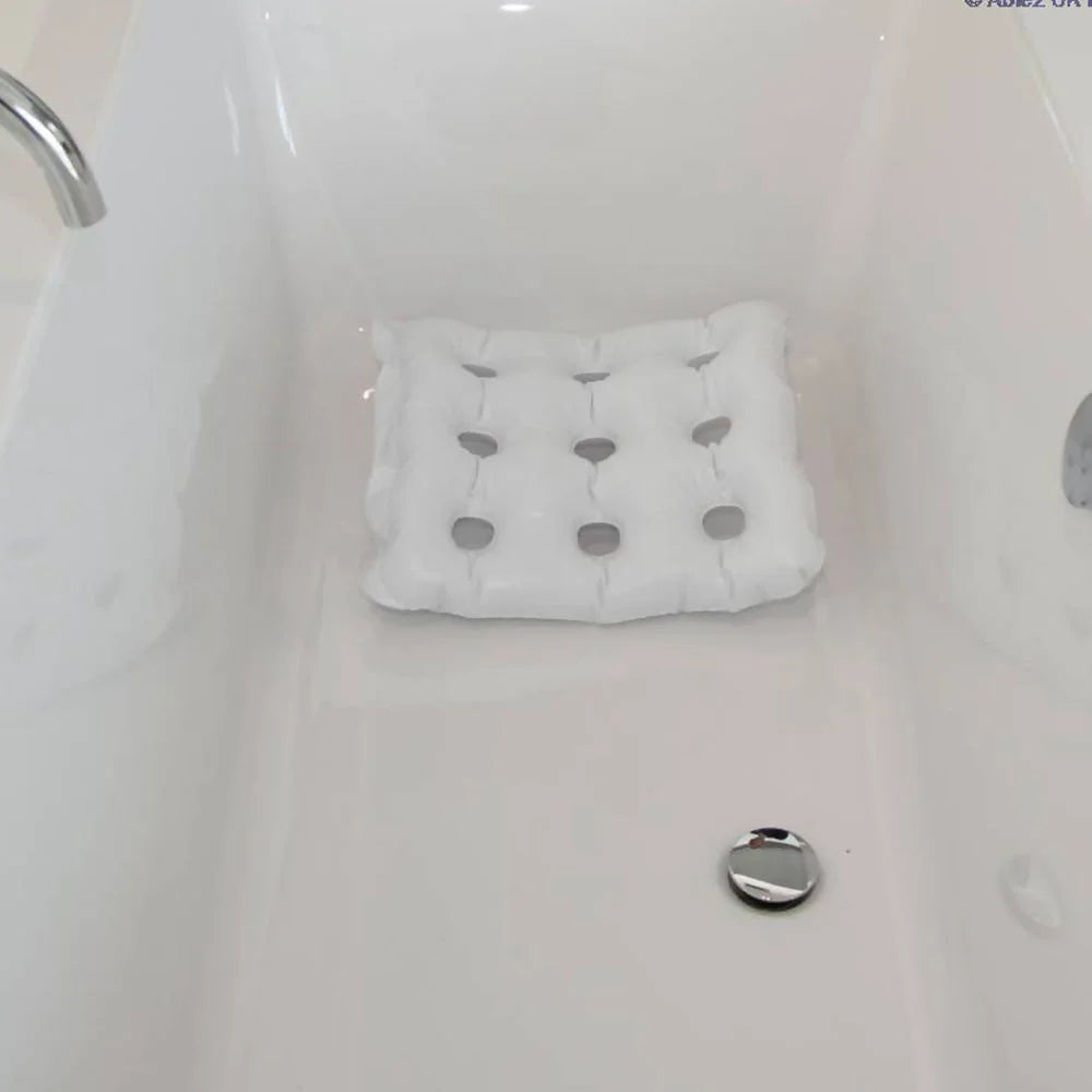 Inflatable bath cushion