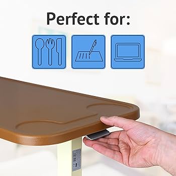 Ratchet Overbed Table with Casters